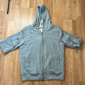 Grey Zip up Hoodie